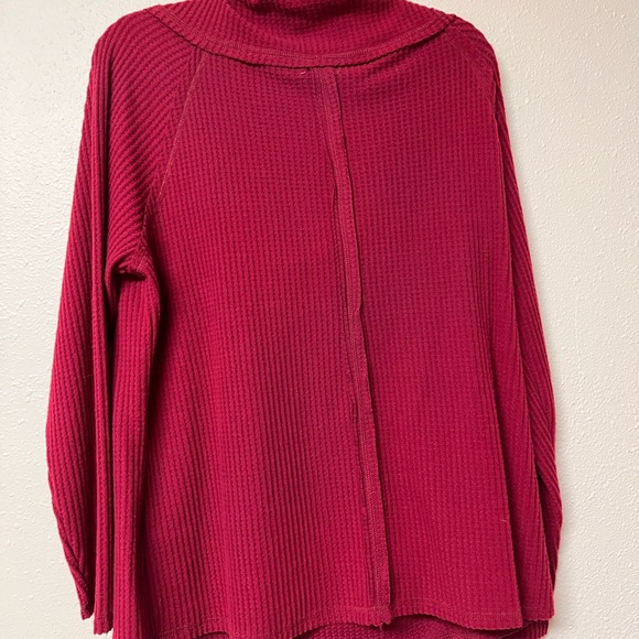 Maurices maroon/red tunic sweater - Picture 3 of 6